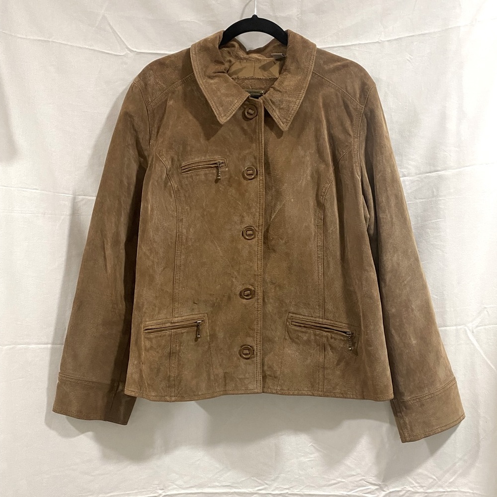 E.I leather jacket
